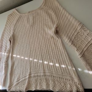 LC Lauren Conrad pullover lace cardigan. Size small.